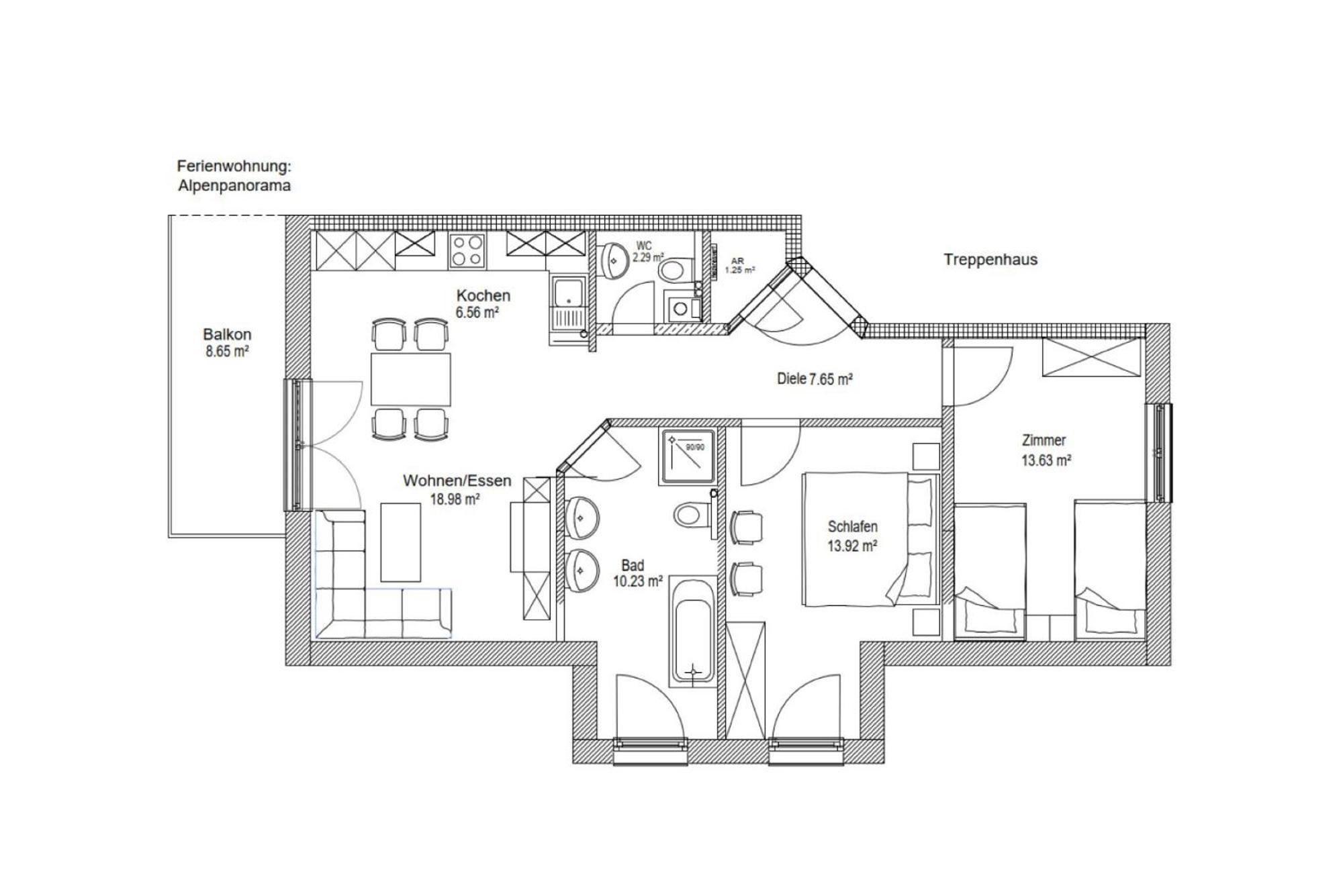 Haus Panoramasicht Apartment Hoechenschwand Exterior photo